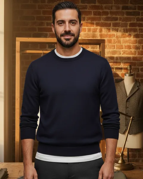 Con camiseta: jersey redondo. Imagen generada con IA