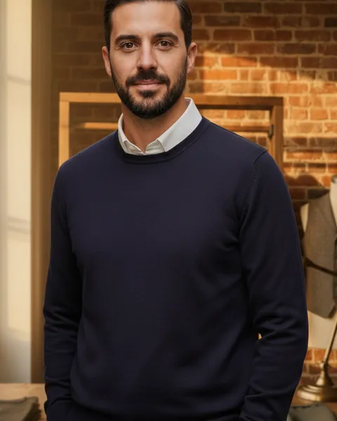 Camisa con redondo: cuello por fuera. Imagen generada con IA